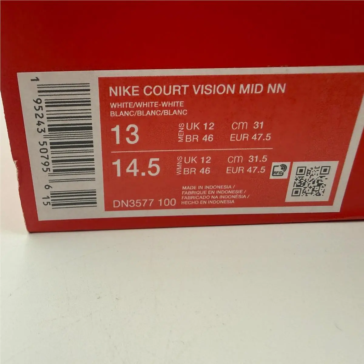 Nike shoes - Nike Court Vision Mid NN - White 0