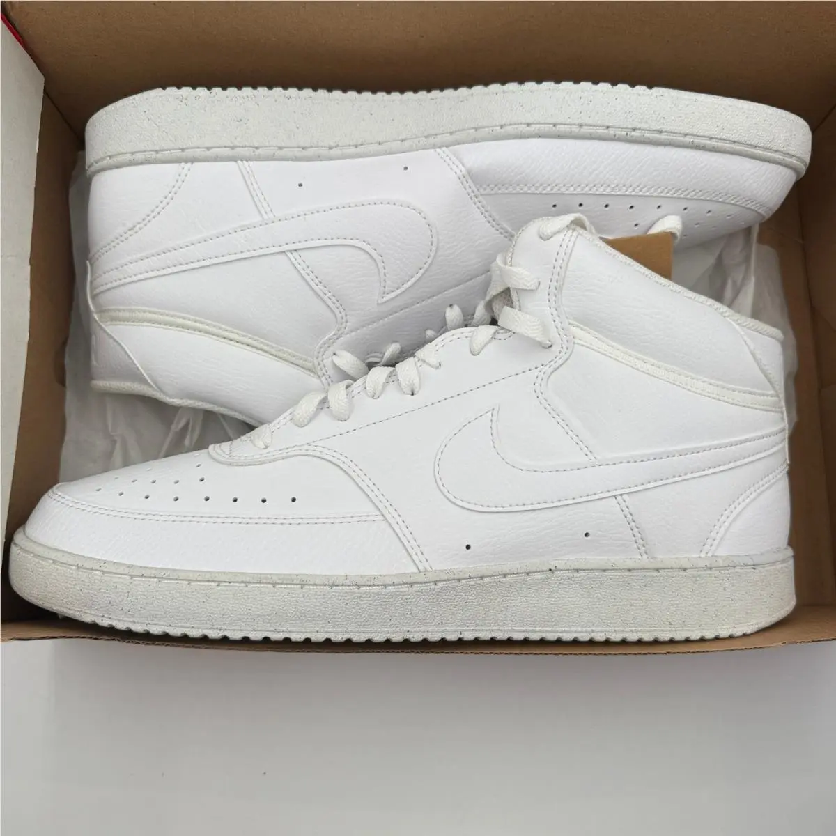 Nike shoes - Nike Court Vision Mid NN - White 5