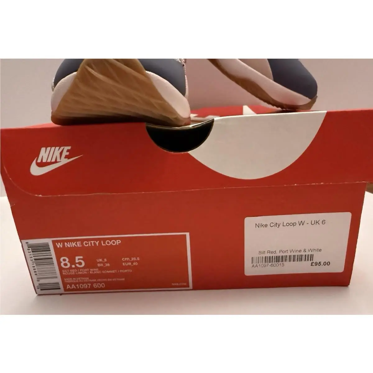 Nike shoes - Nike Wmns City Loop - Wmns City Loop - AA1097-600 - Silt Red/Port Wine/Summit White 0
