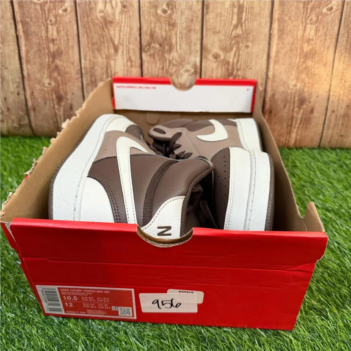 Nike shoes - Nike Court Vision Mid NN - Brown 8