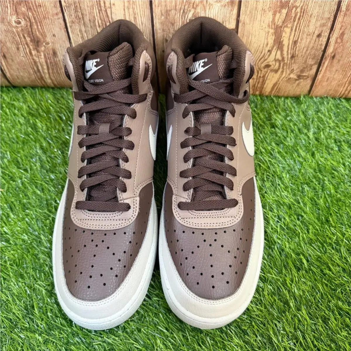 Nike shoes - Nike Court Vision Mid NN - Brown 2
