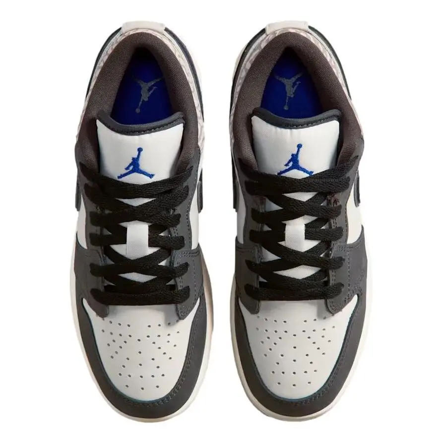 Nike shoes - Air Jordan 1 Low SE - Sail/Game Royal-Deep Pewter 2