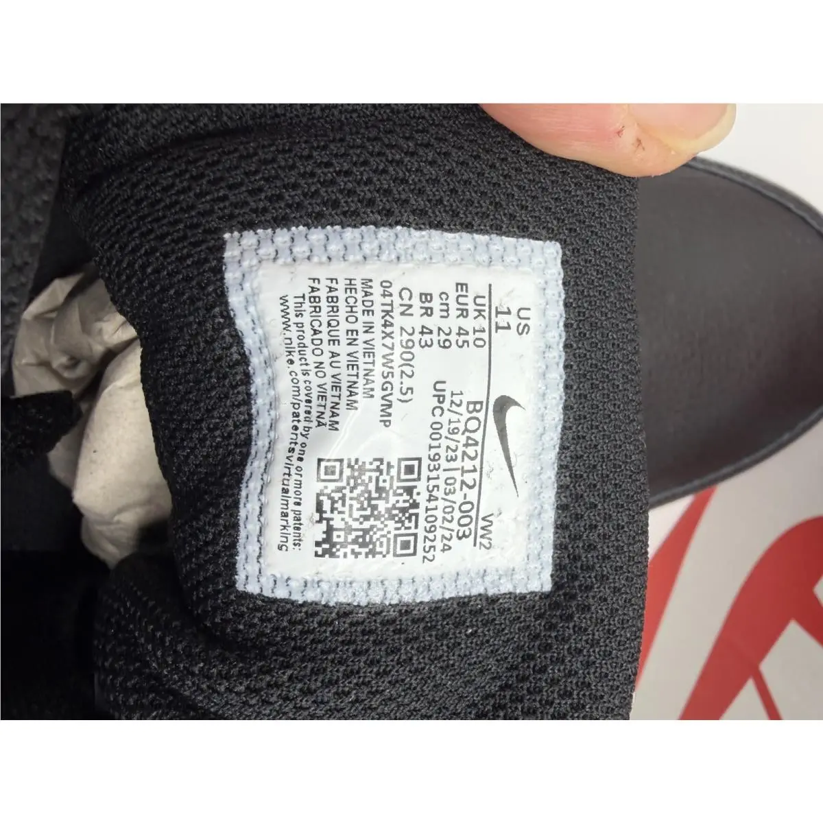 Nike shoes - Nike Flight Legacy - Flight Legacy - BQ4212-003 - Black (UPC: 0193154109252) 12
