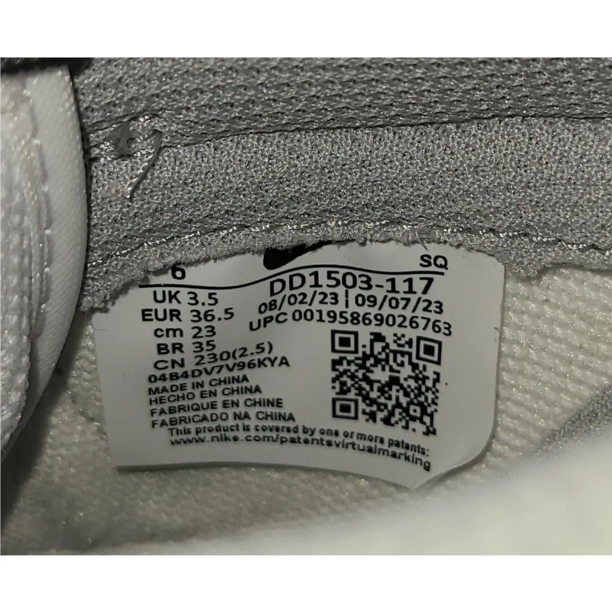 Nike shoes - Nike Dunk - Dunk - DD1503-117 - Gray 6