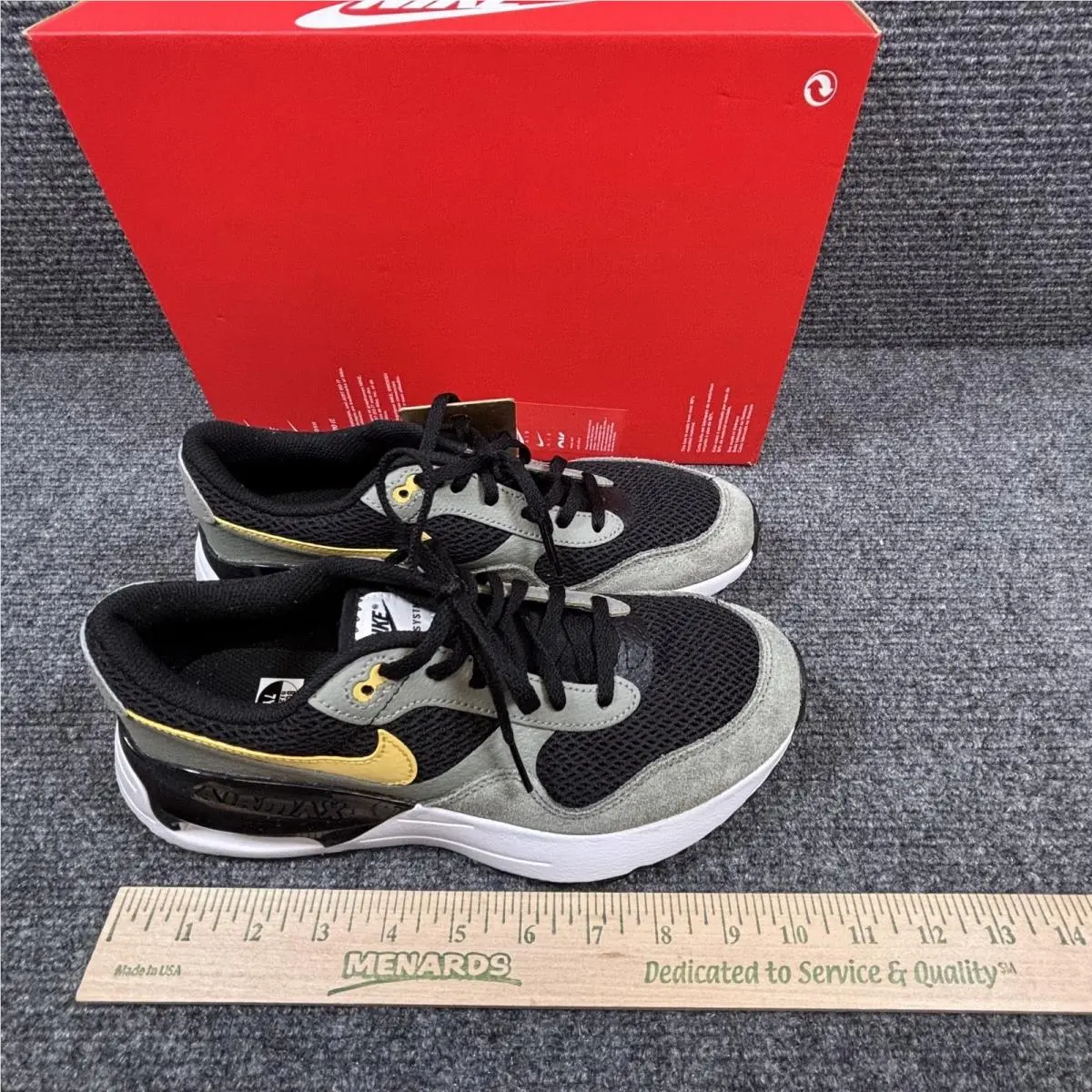 Nike shoes - Nike Air Max SYSTM - Air Max SYSTM - Black/Saturn Gold 7