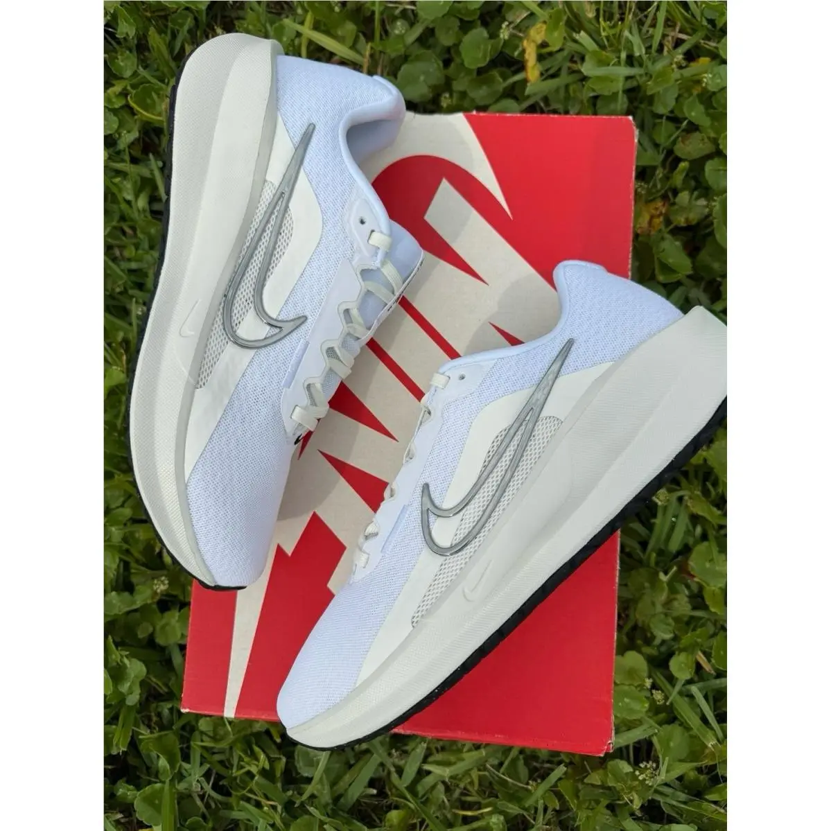 Nike shoes - FD6476100 - FD6476-100 - white / silver 0