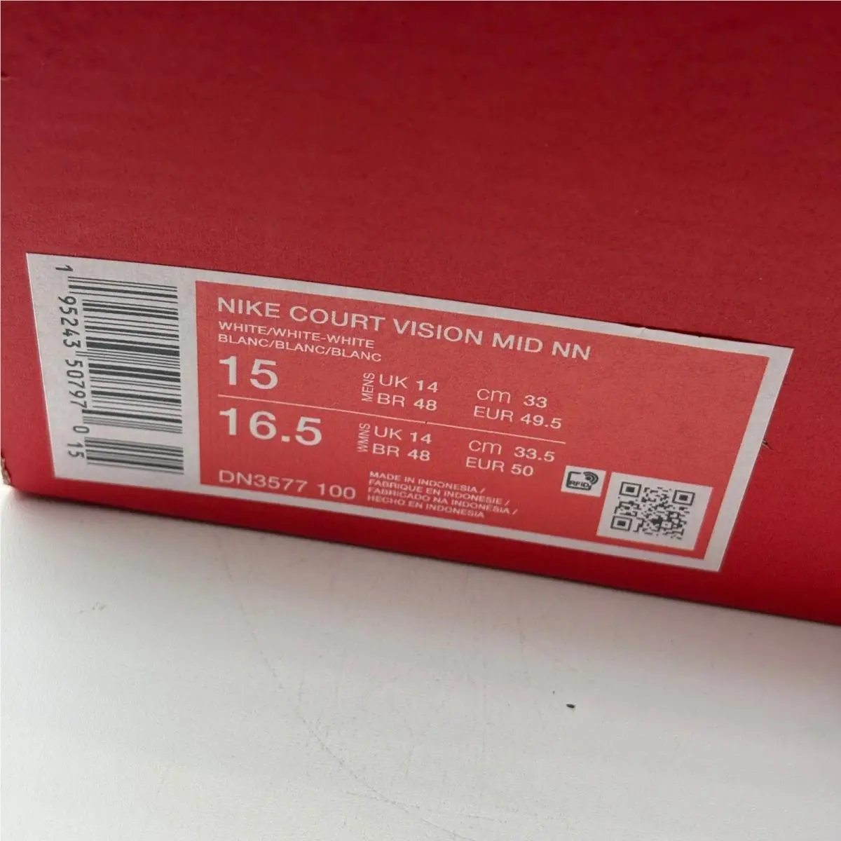Nike shoes - Nike Court Vision Mid NN - White 0
