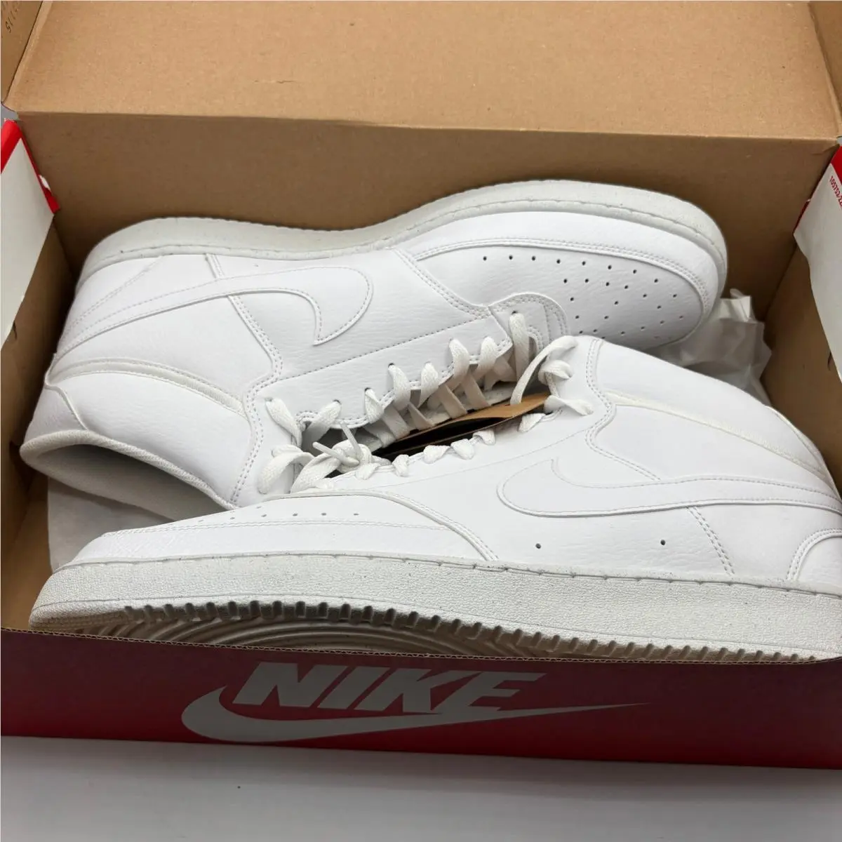 Nike shoes - Nike Court Vision Mid NN - White 5