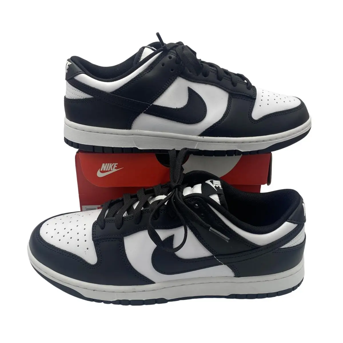 Nike Dunk Low Retro Shoes Mens Size 11.5 White Black Panda Sneakers DD1391-100
