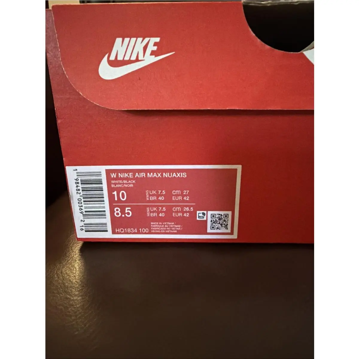 Nike shoes - Nike Air Max Nuaxis - Air Max Nuaxis - HQ1834 100 - White 5