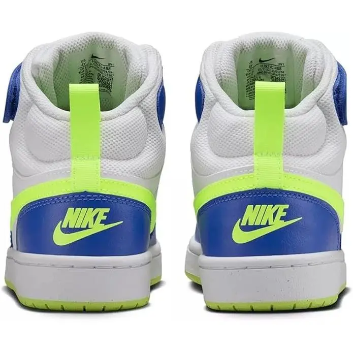 Nike shoes - Nike Court Borough - Court Borough - CD7782 010 - White/Green/Blue 3