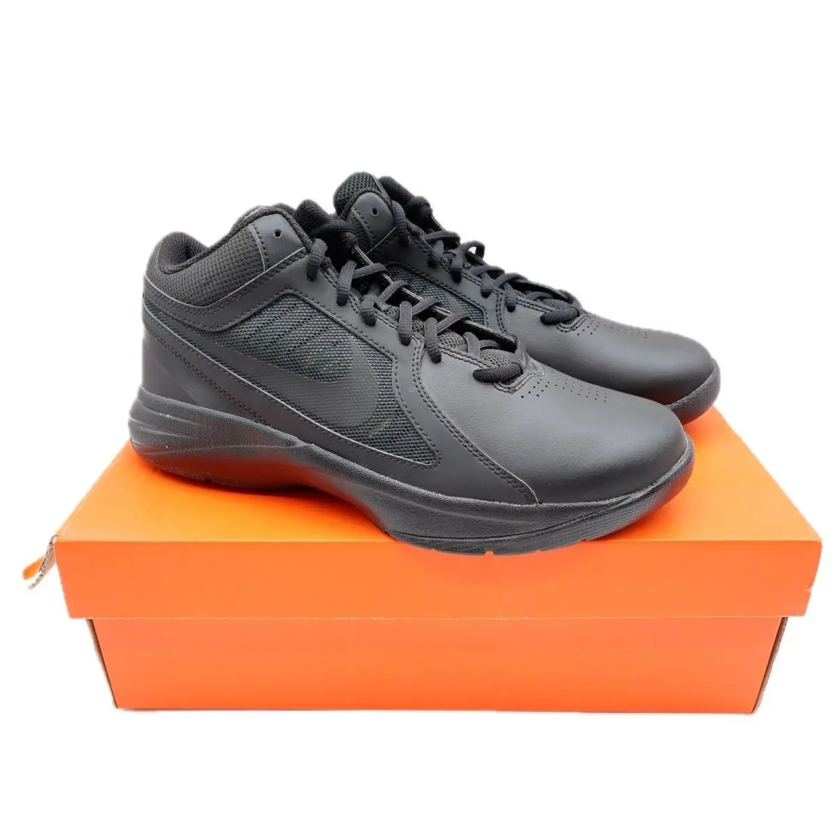 Nike The Overplay Viii Mens 8.5 Black Anthracite Basketball Shoes 637382-001