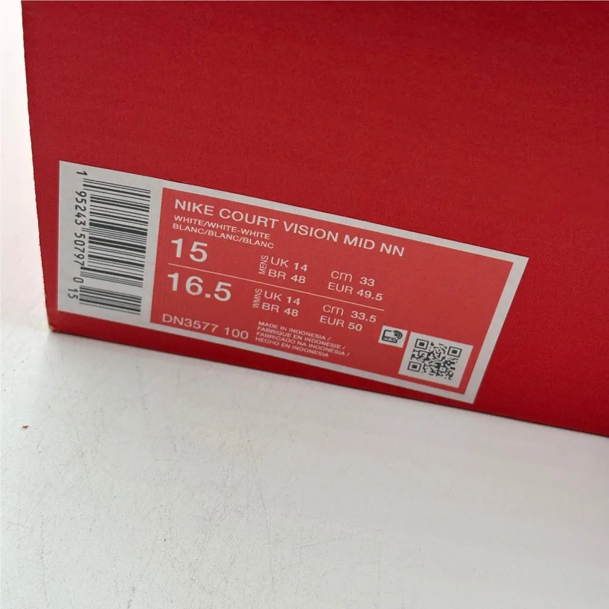 Nike shoes - Nike Court Vision Mid NN - White 0