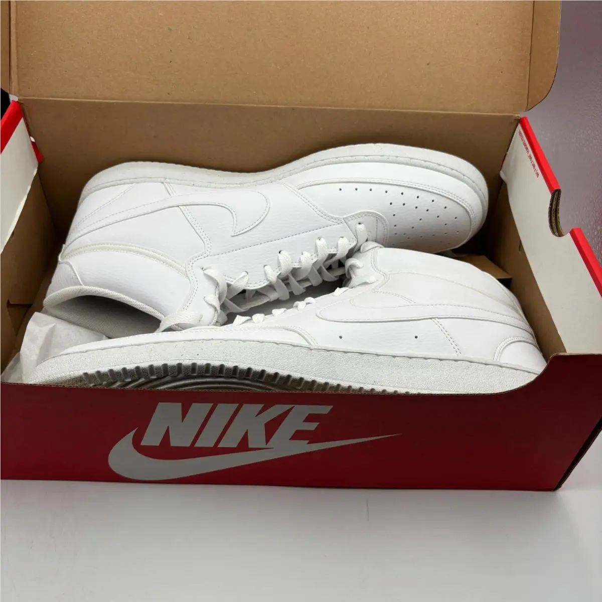 Nike shoes - Nike Court Vision Mid NN - White 5