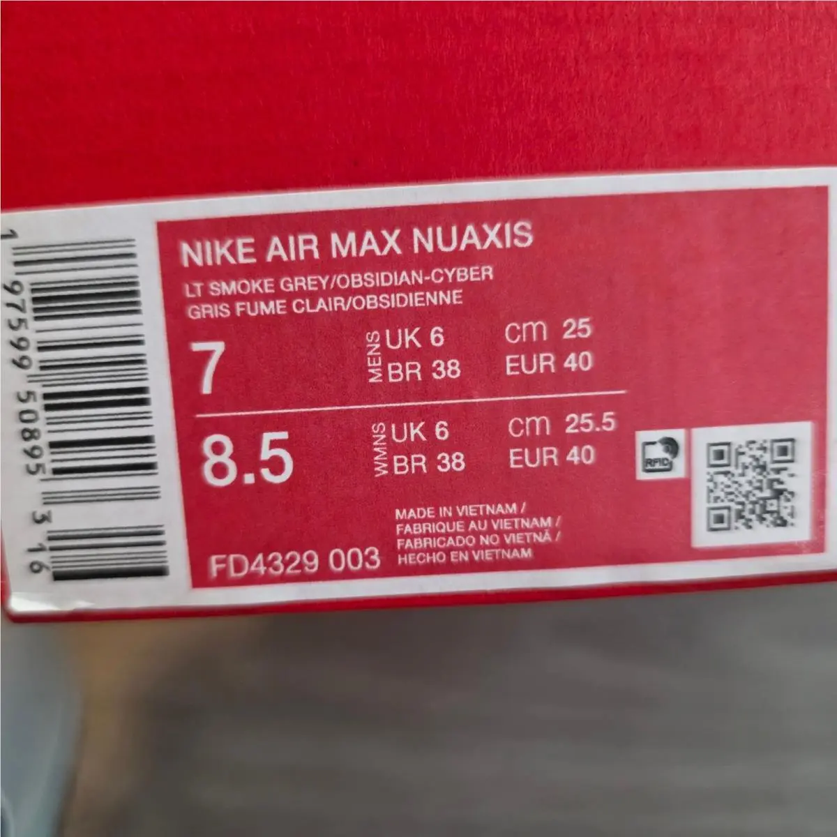 Nike shoes - Nike Air Max Nuaxis - Air Max Nuaxis - Gray 0