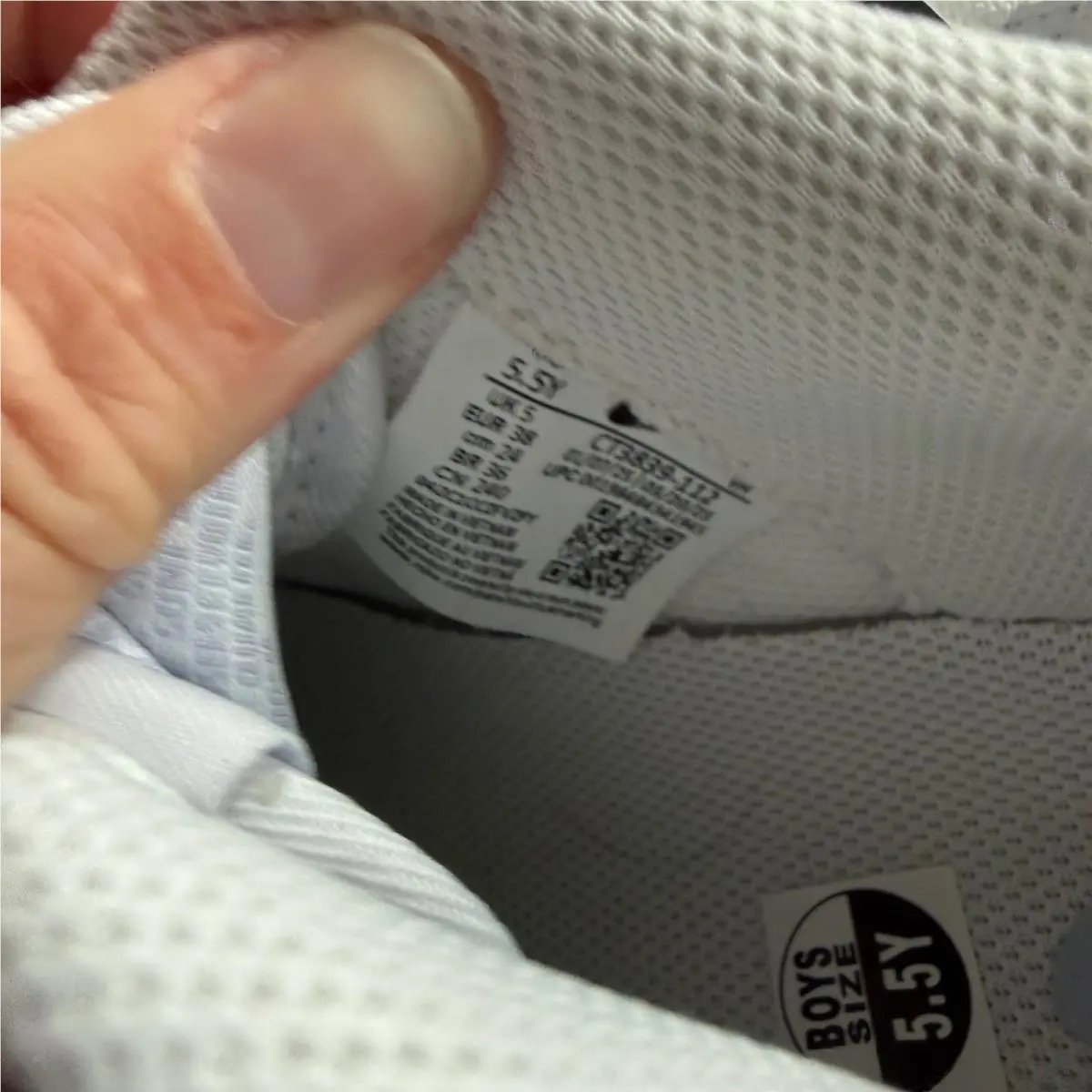 Nike shoes - Nike Air Force 1 LE GS - White 6