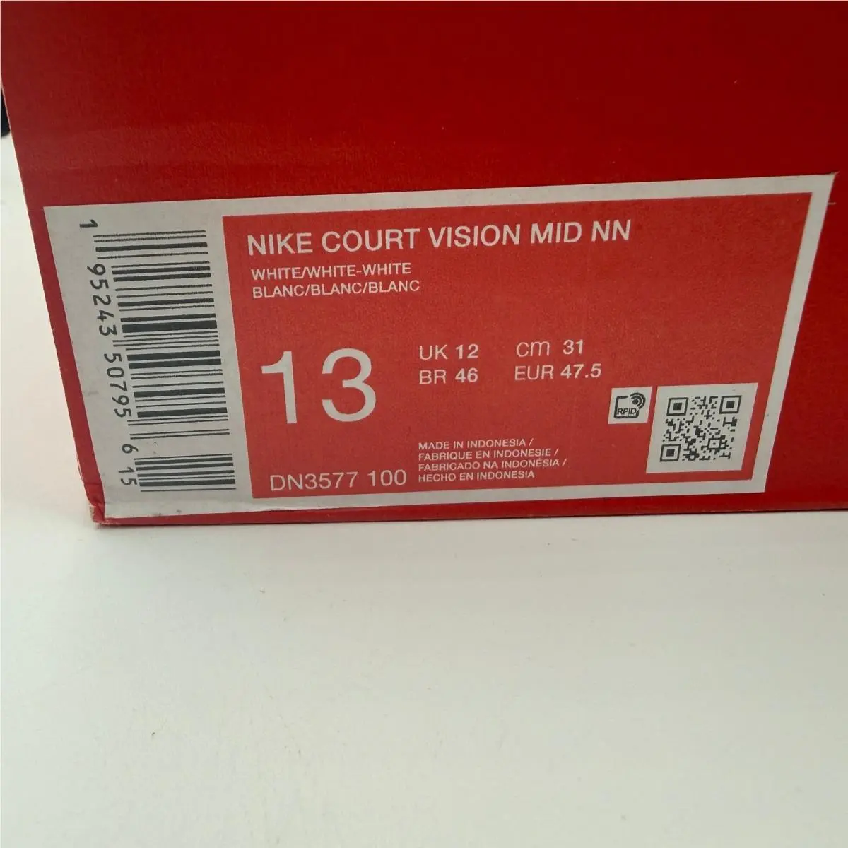 Nike shoes - Nike Court Vision Mid NN - White 0