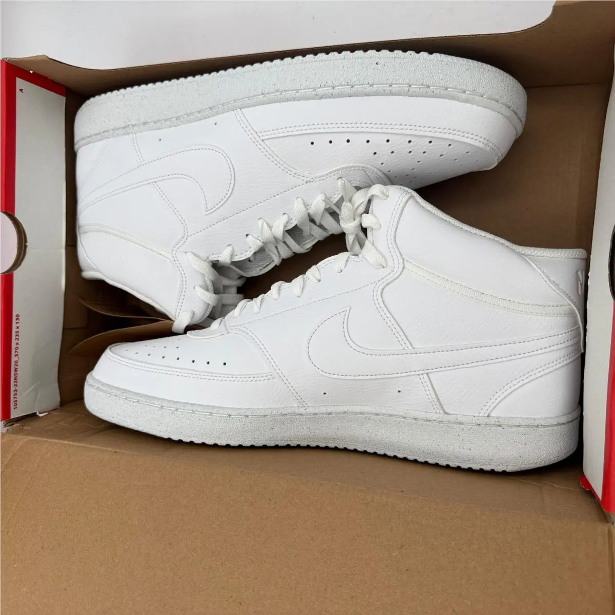 Nike shoes - Nike Court Vision Mid NN - White 5