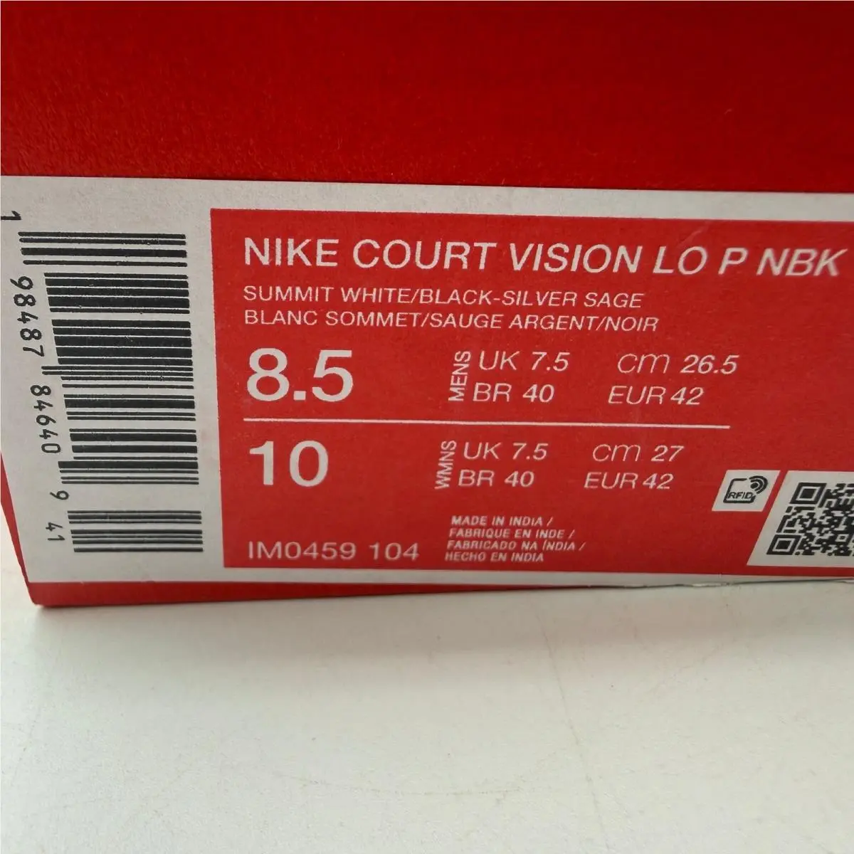 Nike shoes - Nike Court Vision Low - Court Vision Low - White 5