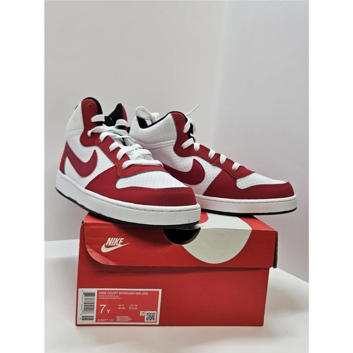 Nike shoes - Nike Court Borough - Court Borough - Red 0