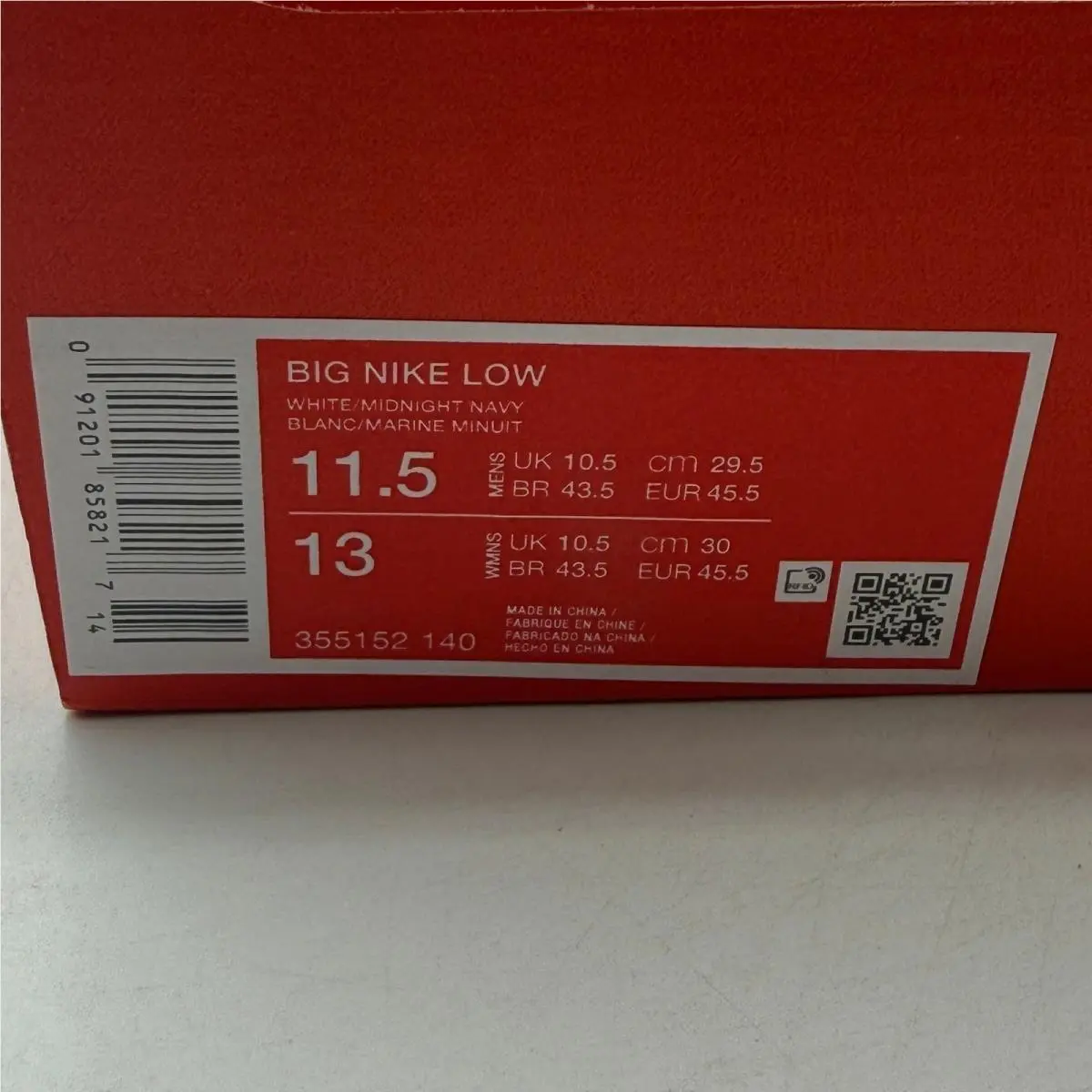 Nike shoes - Nike Big Nike Low - Big Low - White 5