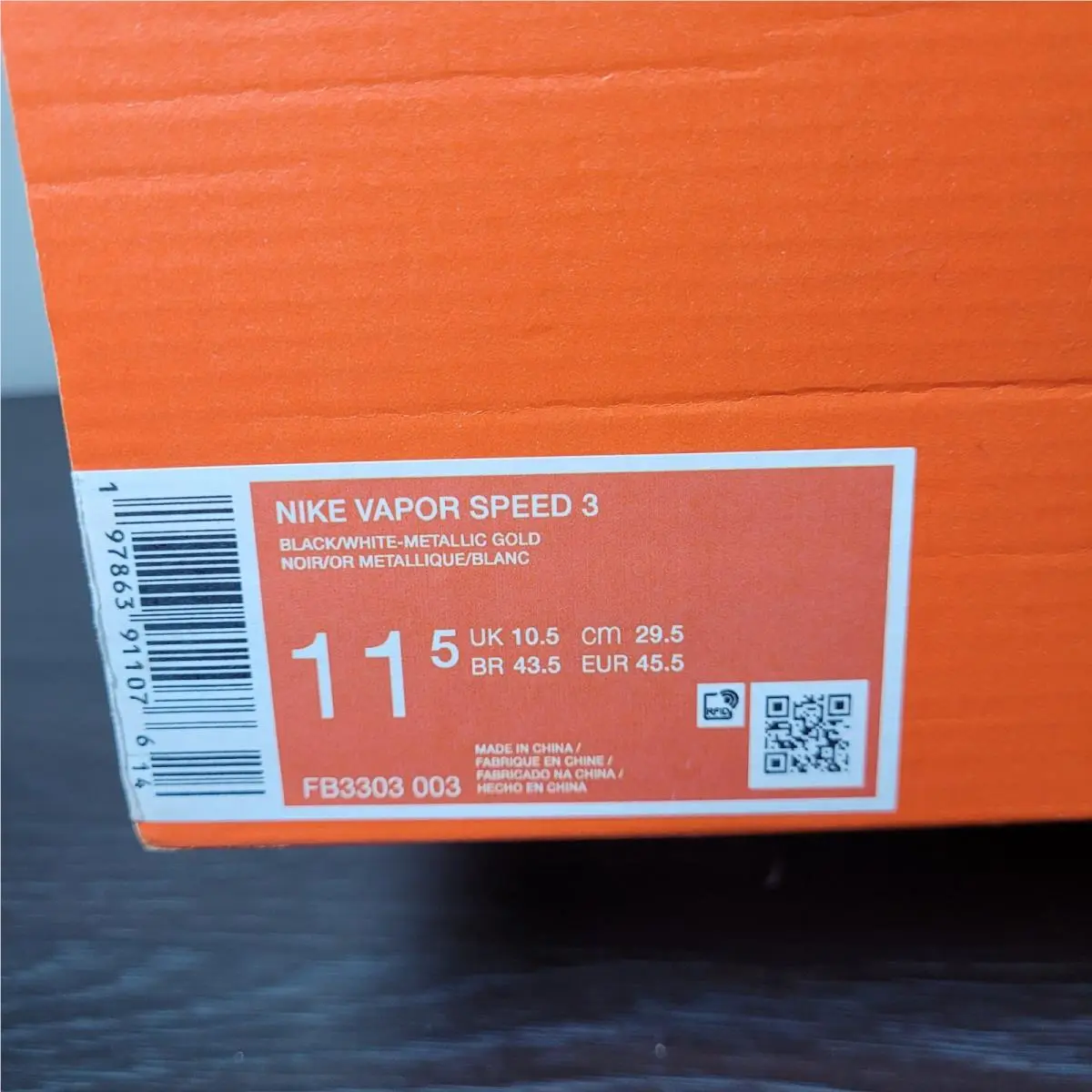 Nike shoes - Nike Vapor Speed 3 - Vapor Speed - FB3303-003 - Black 6