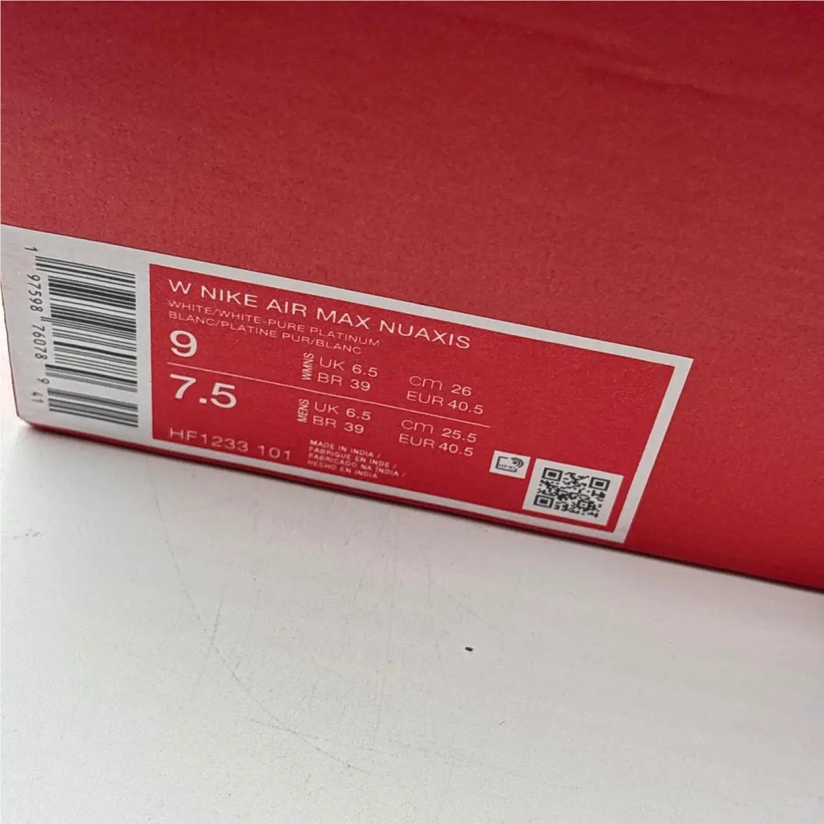 Nike shoes - Nike Air Max Nuaxis - Air Max Nuaxis - White 0