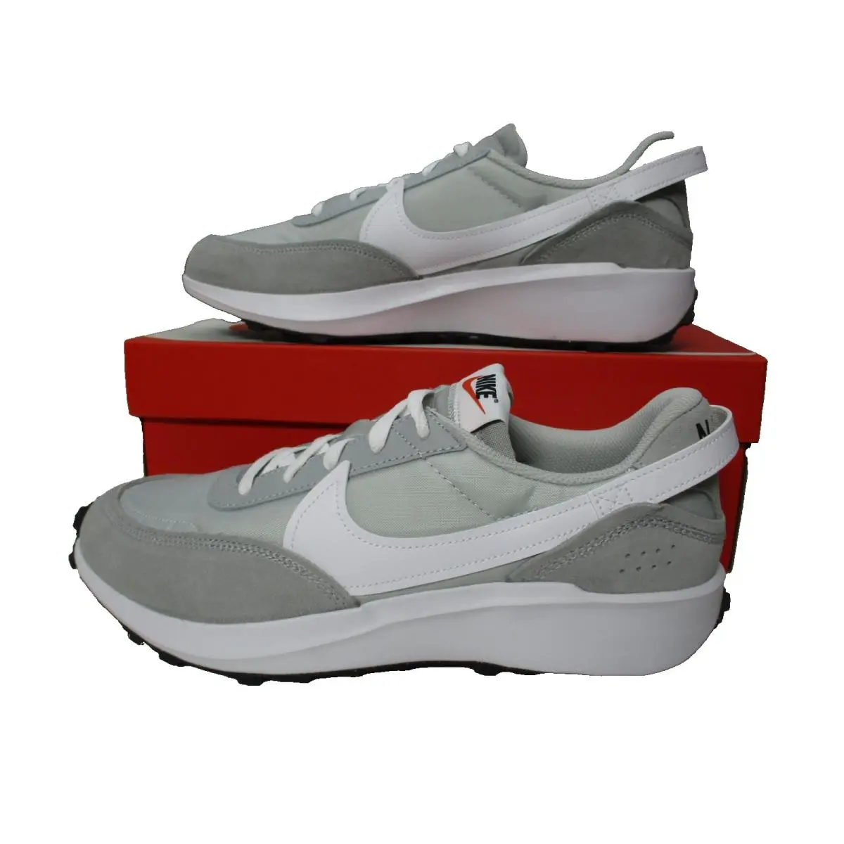 Nike Waffle Debut Gray Fog White Mens Sz 10 Athletic Shoes Sneakers DH9522-003