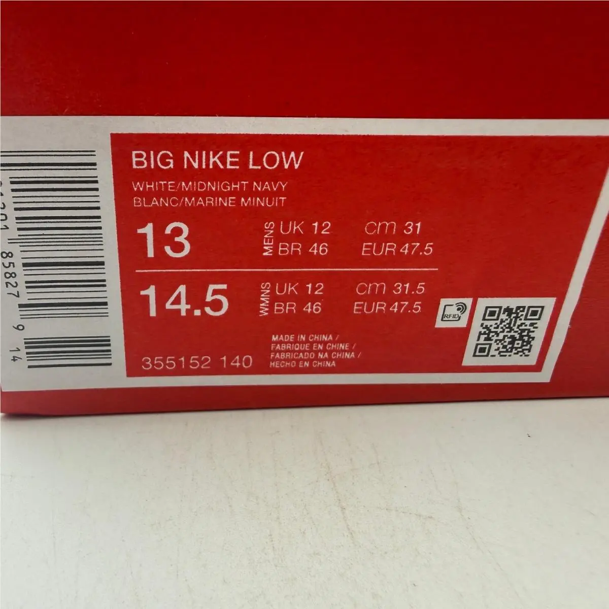 Nike shoes - Big Nike Low - Big Low - White 0