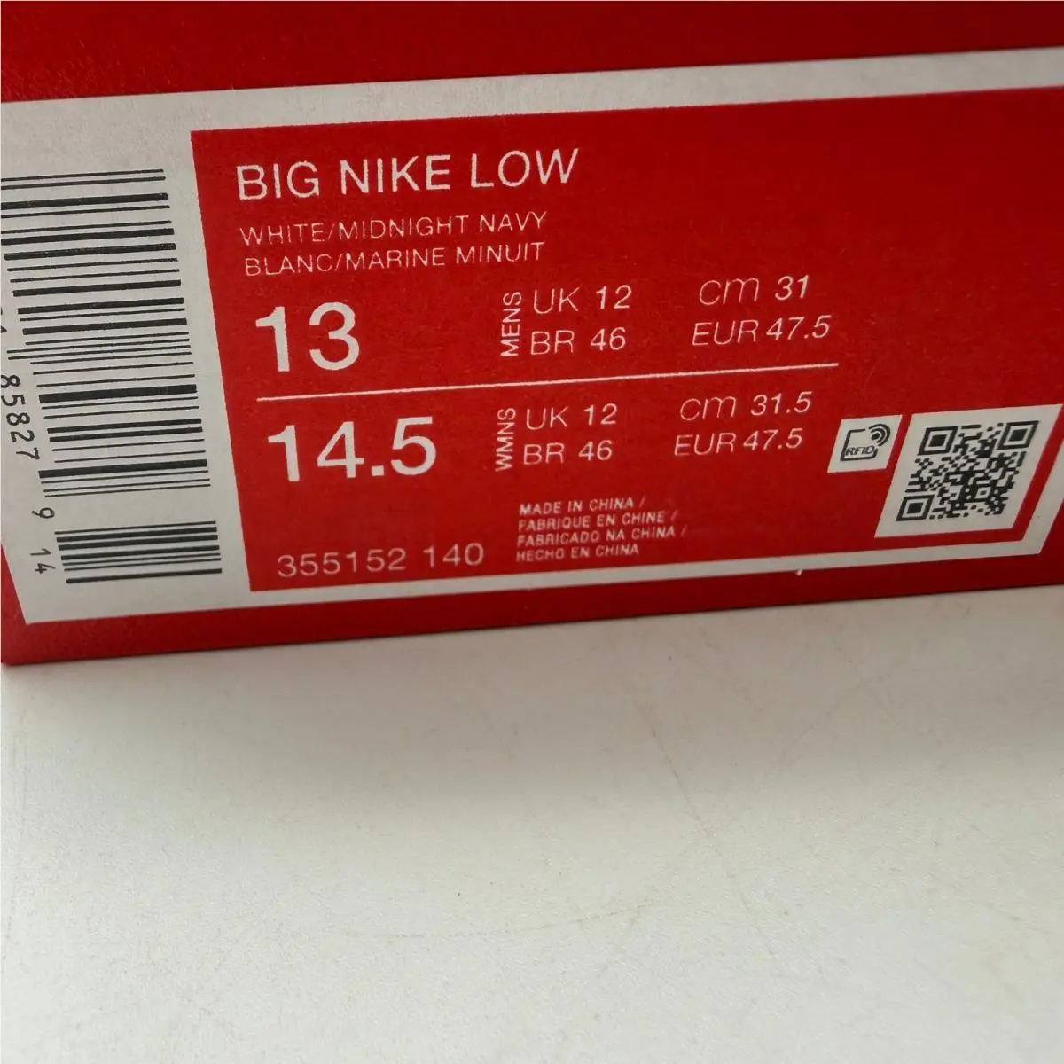 Nike shoes - Big Nike Low - Big Low - White 5