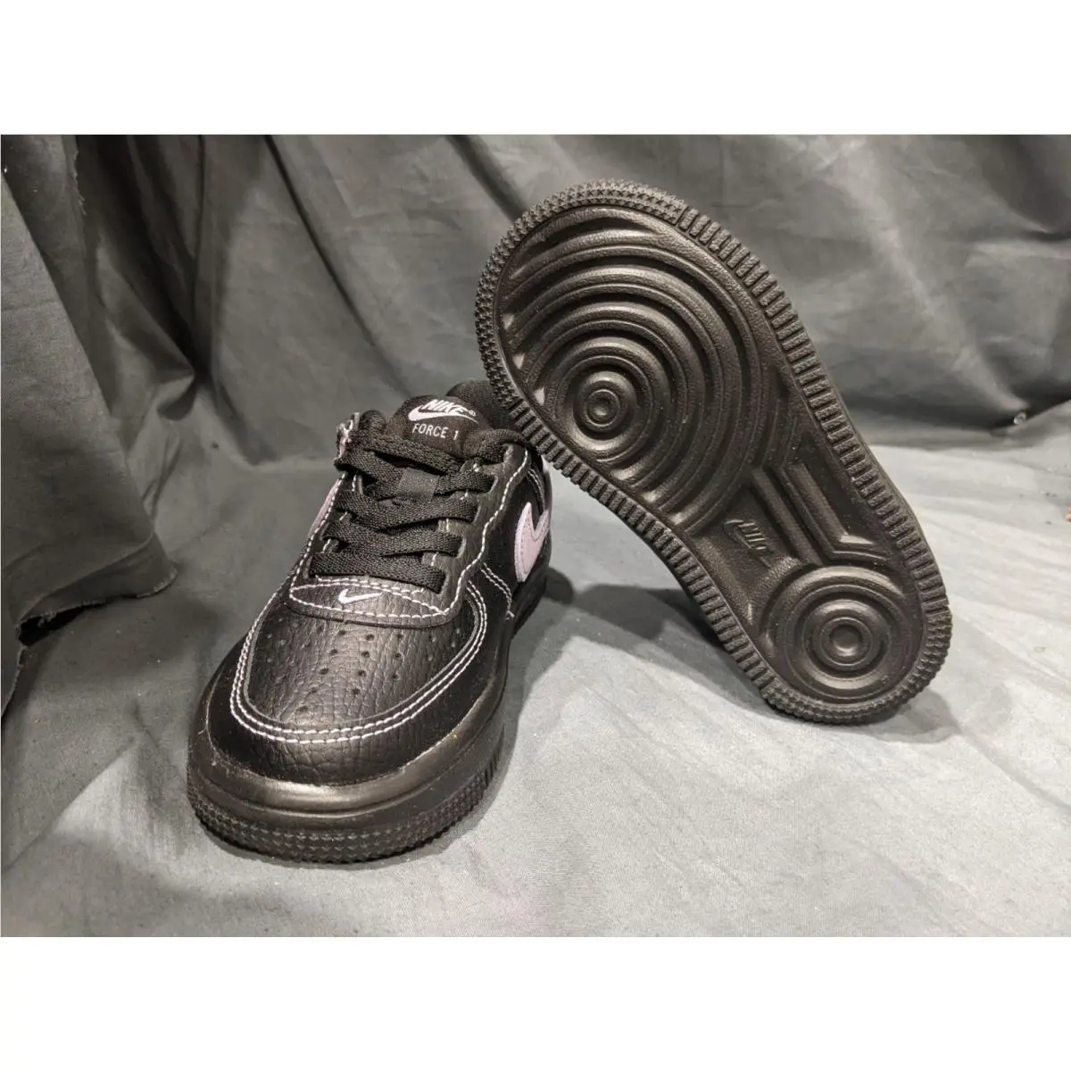 Nike shoes - Nike Air Force 1 - Air Force - Black (UPC: 197863468723) 8