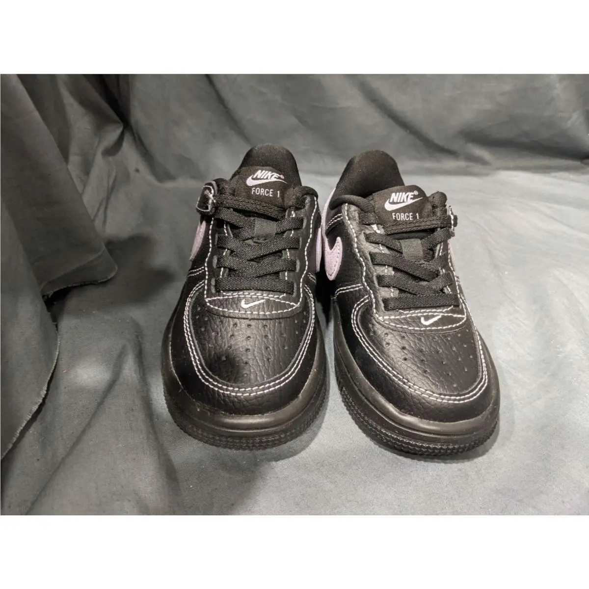 Nike shoes - Nike Air Force 1 - Air Force - Black (UPC: 197863468723) 1
