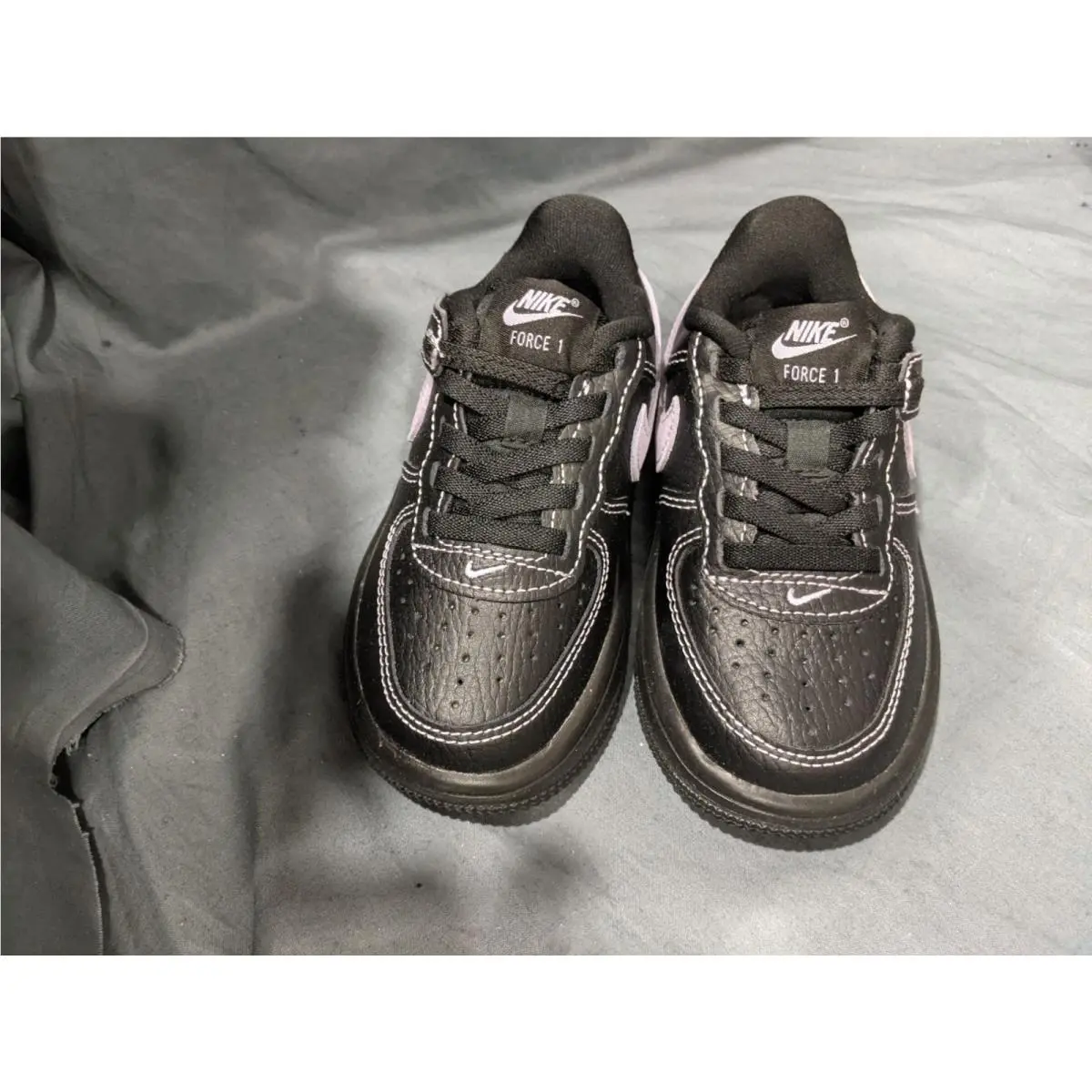Nike shoes - Nike Air Force 1 - Air Force - Black (UPC: 197863468723) 5