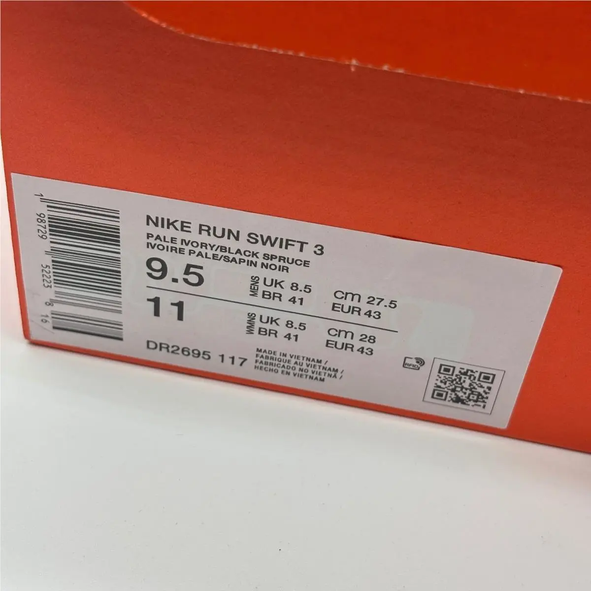Nike shoes - Nike Run Swift 3 - Run Swift - Ivory 0