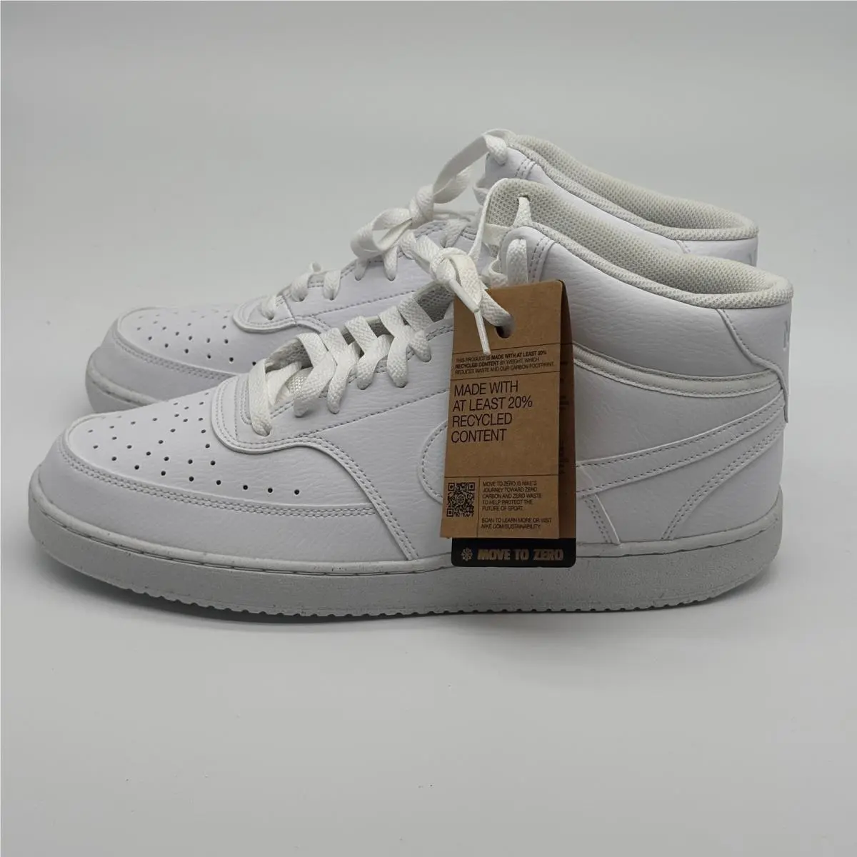 Nike shoes - Nike Court Vision Mid NN - White 2