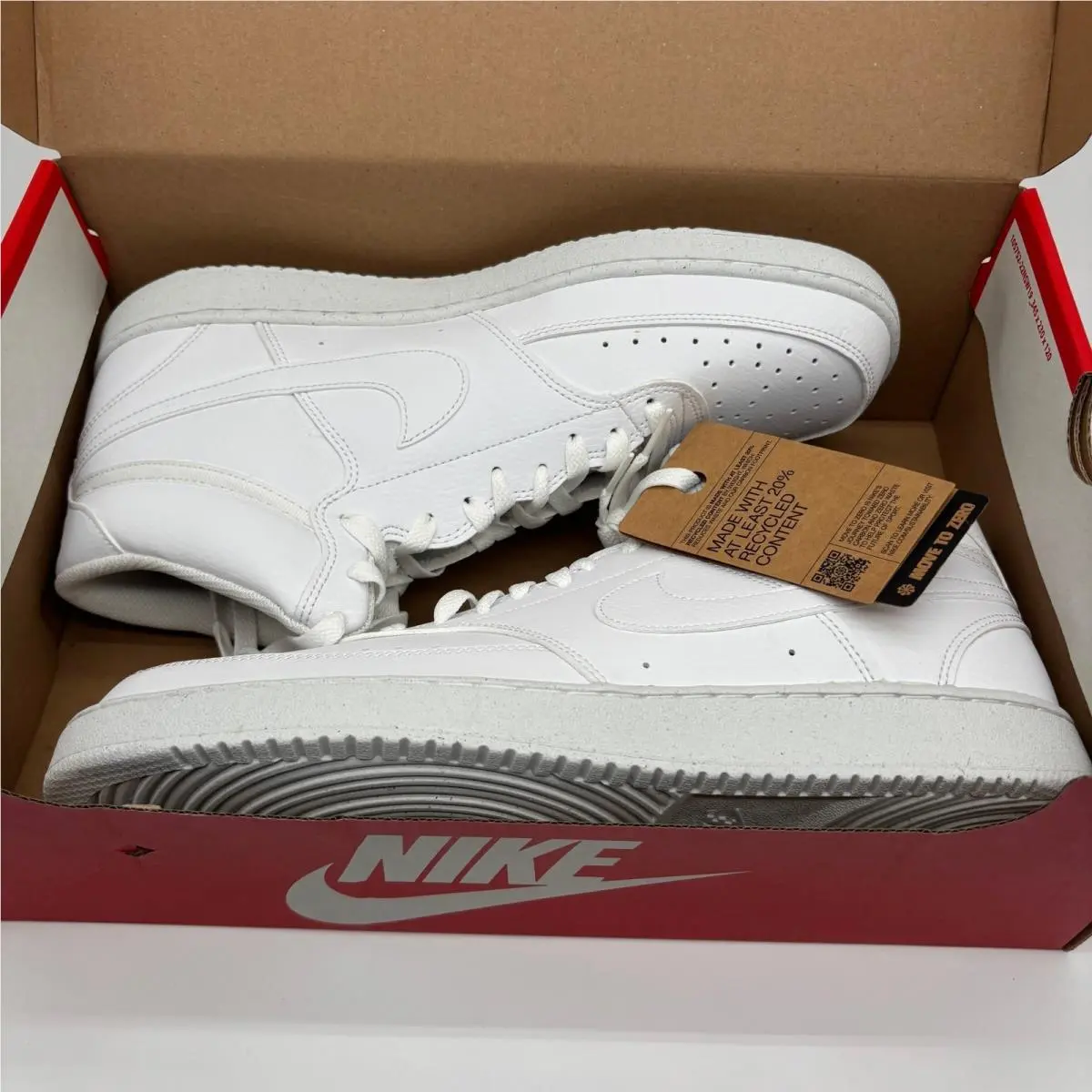 Nike shoes - Nike Court Vision Mid NN - White 5