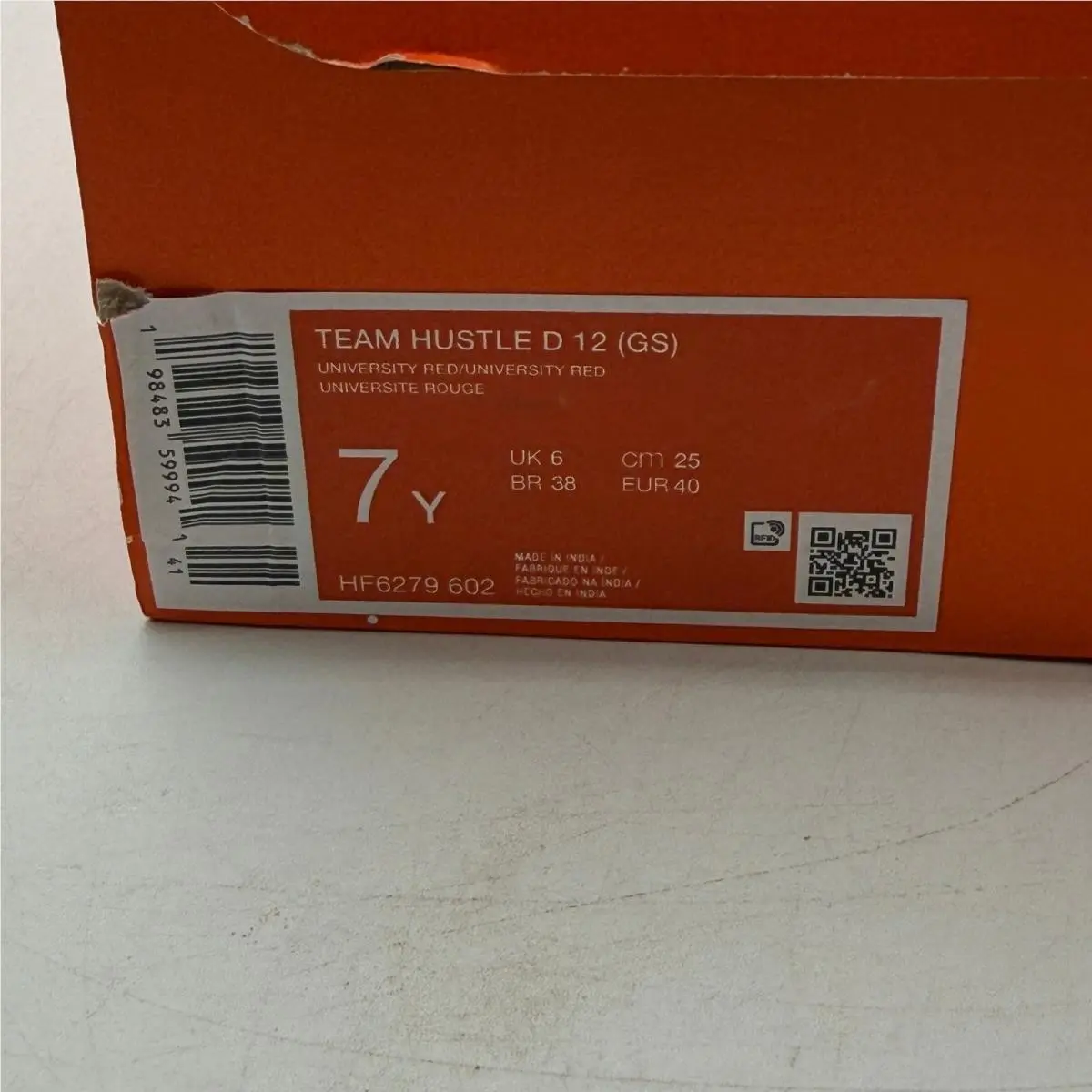 Nike shoes - Team Hustle D 12 (GS) - Red 5
