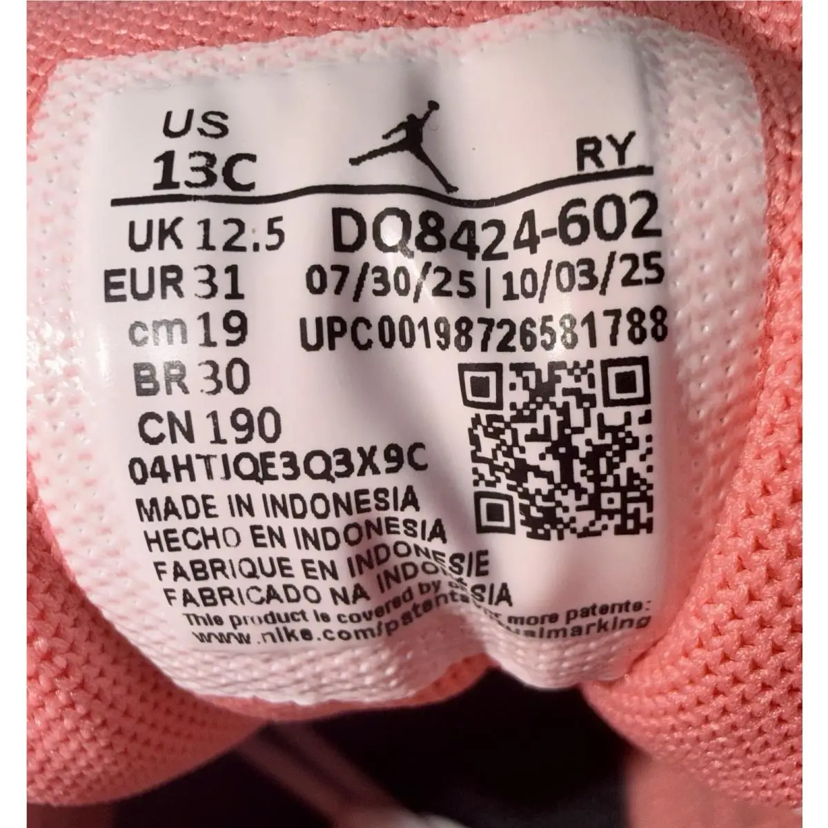 Nike shoes - Air Jordan 1 Mid - Air Mid - Pink 9