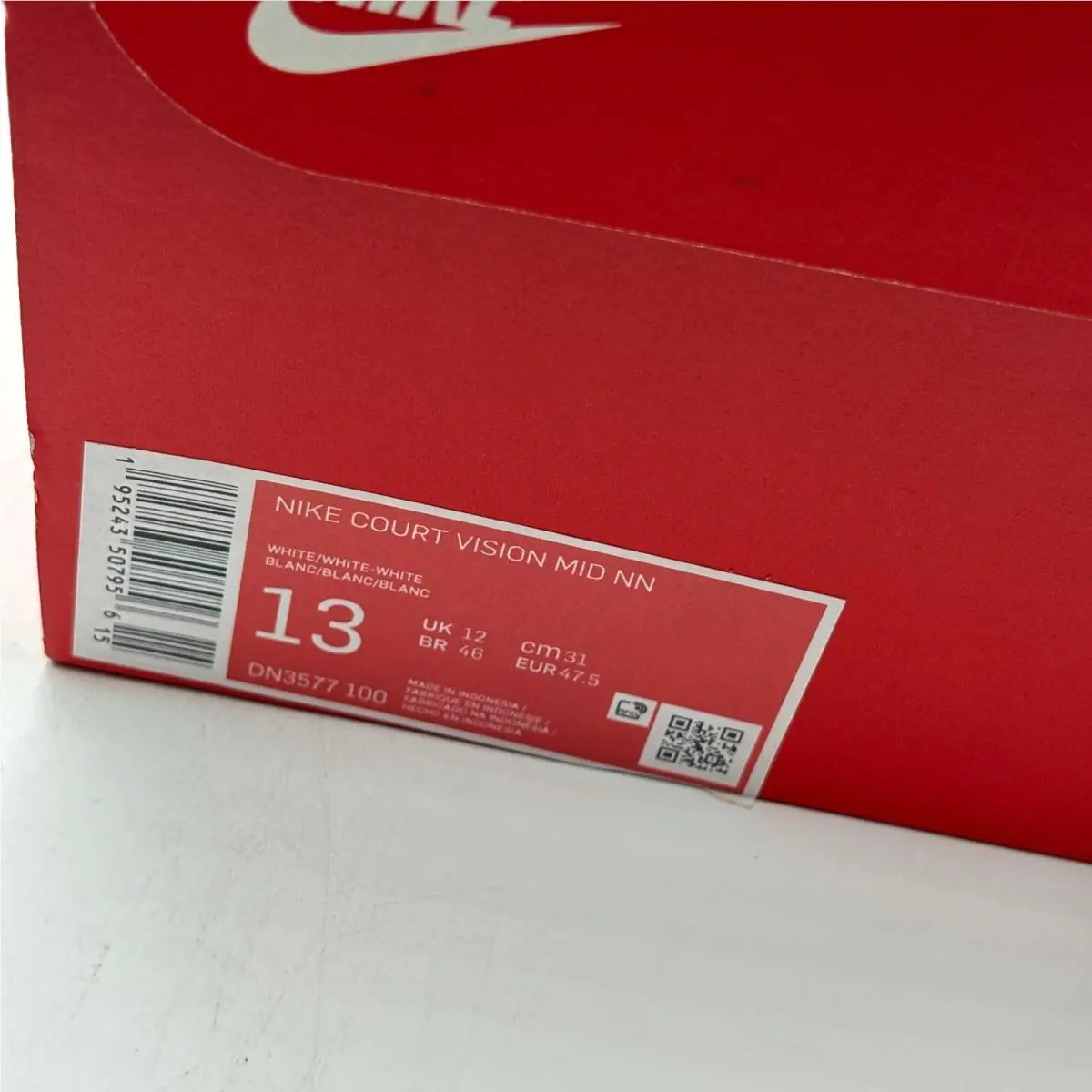 Nike shoes - Nike Court Vision Mid NN - White 0