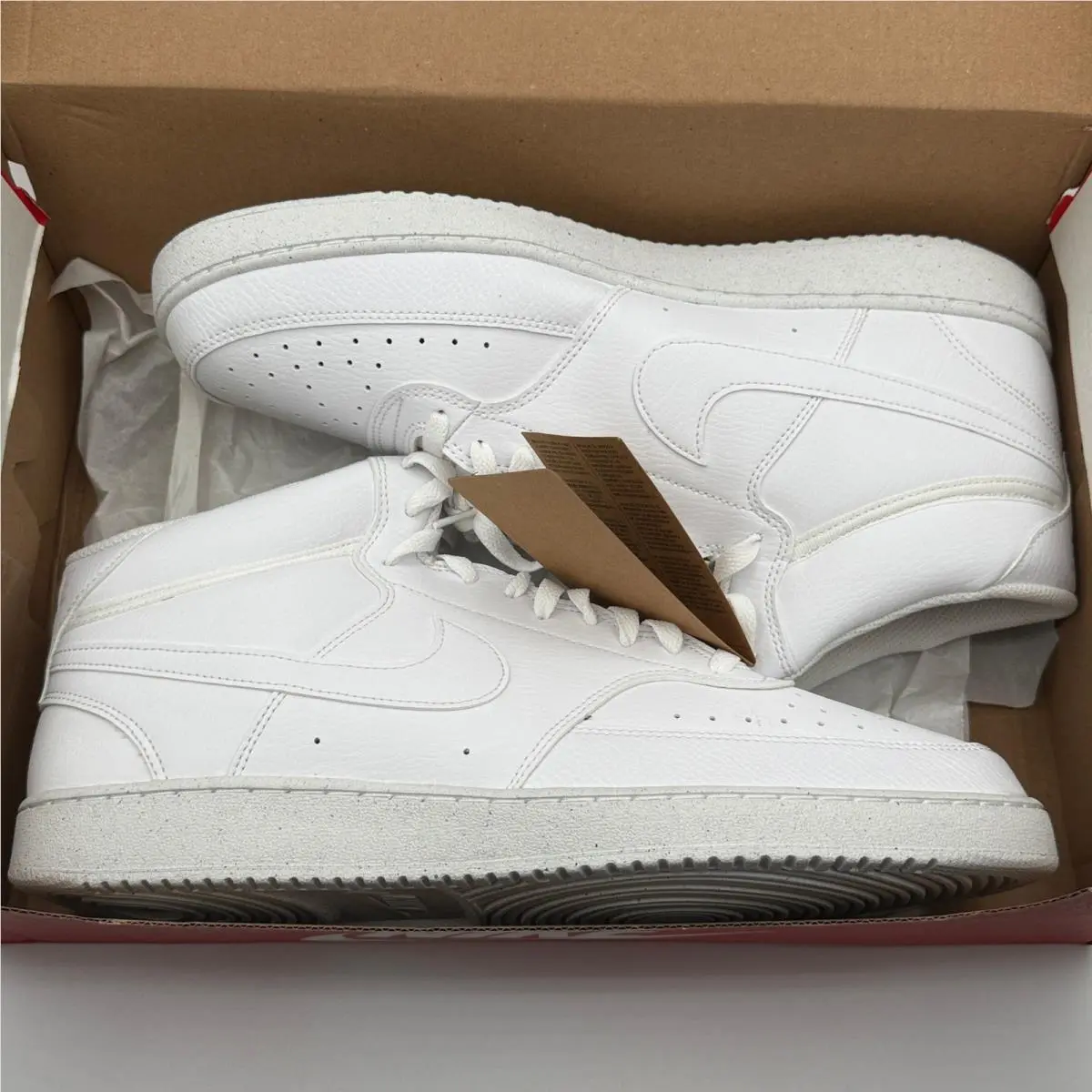 Nike shoes - Nike Court Vision Mid NN - White 5