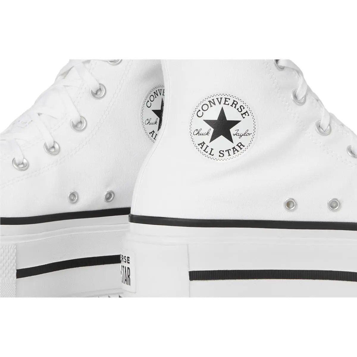 Converse shoes - White/Black/White 11