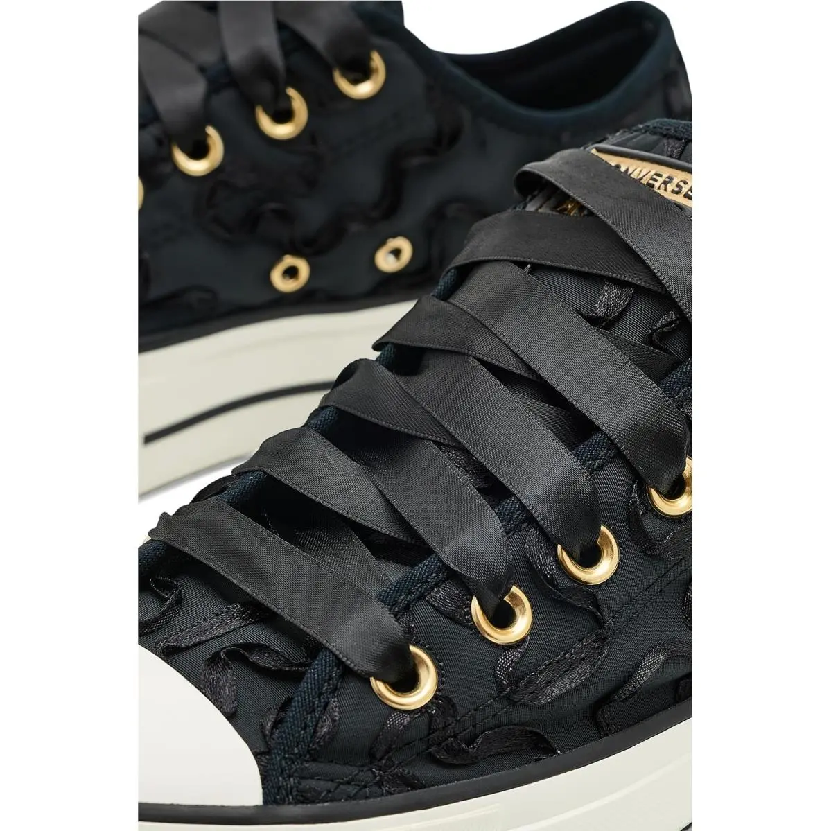 Converse shoes - Black/Metallic Light Gold 4