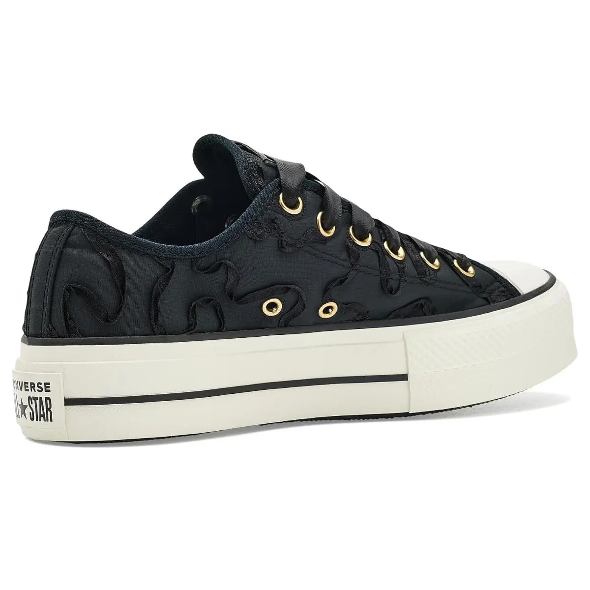 Converse shoes - Black/Metallic Light Gold 8