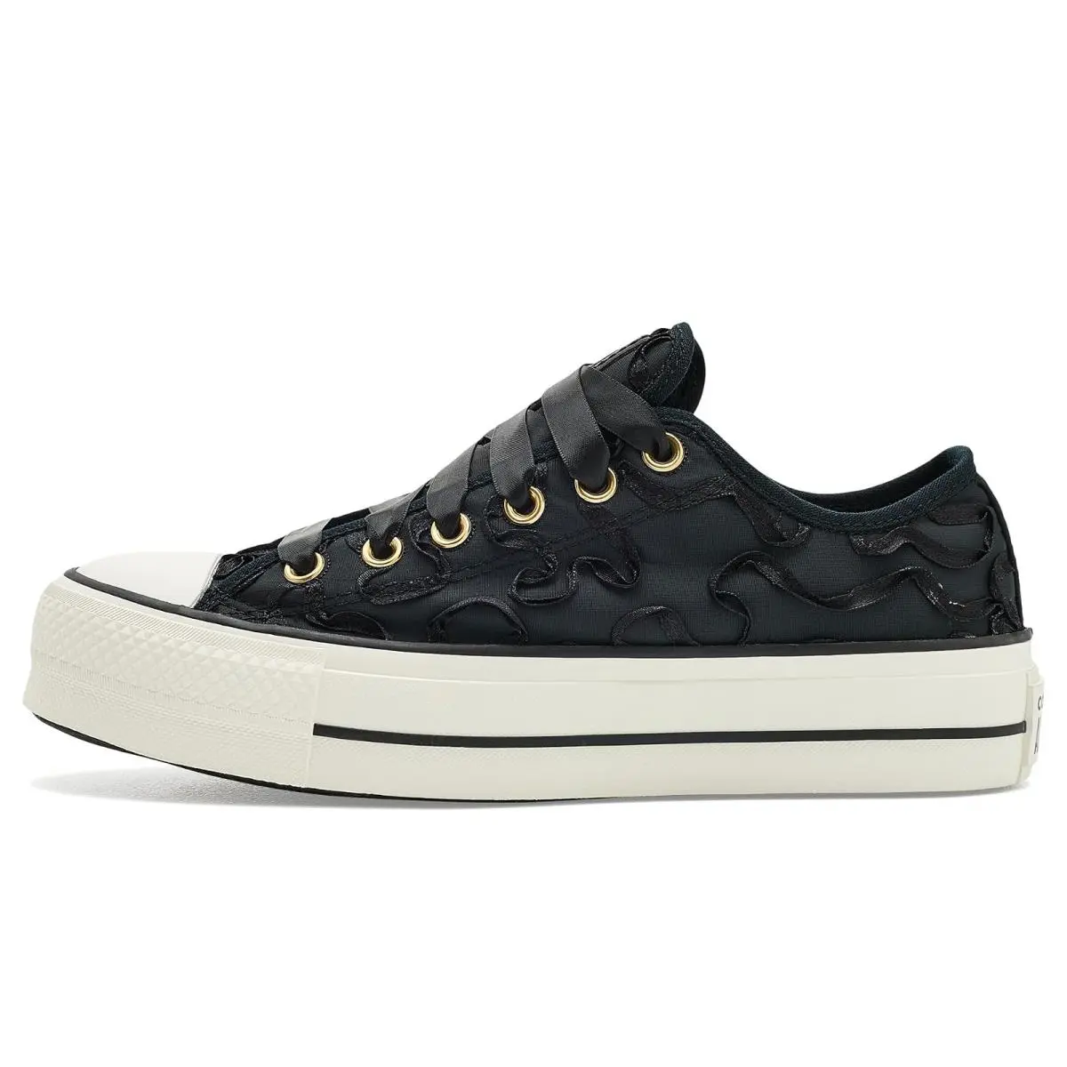 Converse shoes - Black/Metallic Light Gold 9