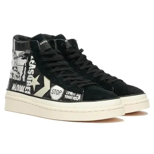 Converse shoes - Converse Pro Leather Mid - Pro Leather Mid - 165602C - Black 6