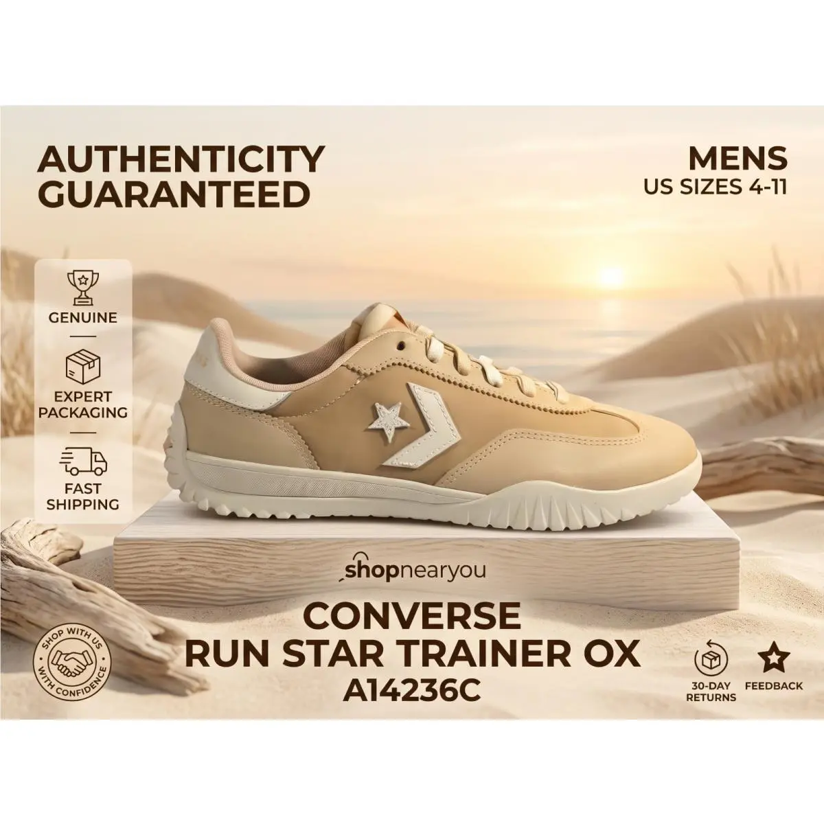 Converse shoes - Converse Trainer - Trainer - A14236C - Ivory 8