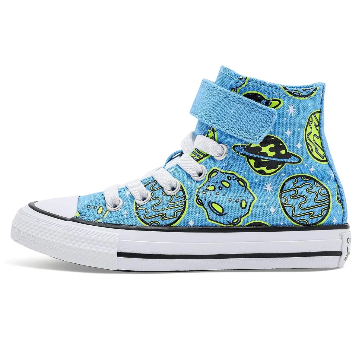 Converse shoes - Light Blue/Neon Mantis/Black 2