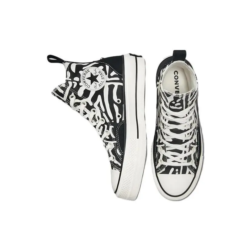 Converse shoes - Converse Chuck Taylor All-Star Lift Platform - A03713C - White 8