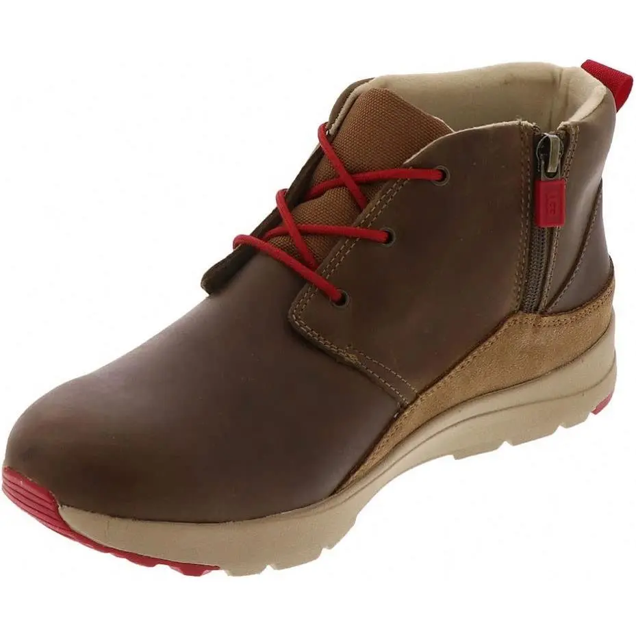 UGG shoes - 1120972T - 1120972T - Walnut / Samba Red Leather 2