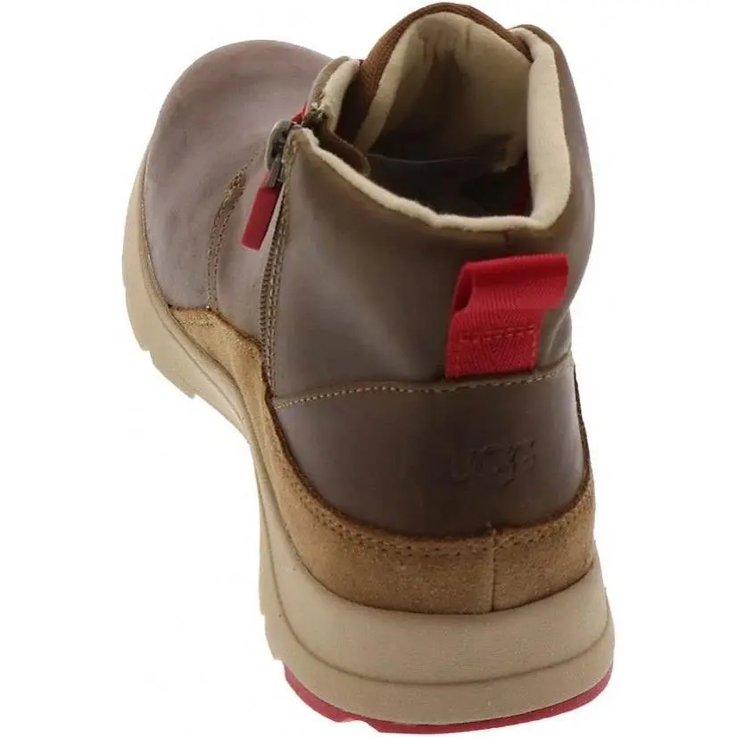 UGG shoes - 1120972T - 1120972T - Walnut / Samba Red Leather 4